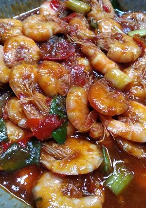 Foto resep Udang saos padang