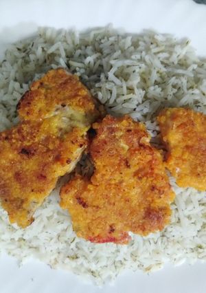 عکسی از دستور شوید پلو با ماهی