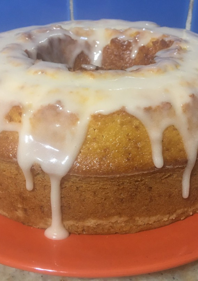 Una foto de Torta de mandarina en licuadora