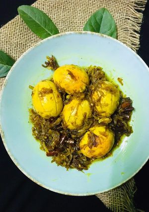 অরেন্জ ফ্লেভারে ডিম দোপেয়াজা রেসিপির প্রধান ছবি