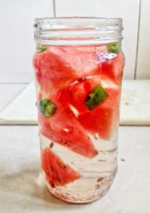 A picture of Jalapeño Watermelon Water.