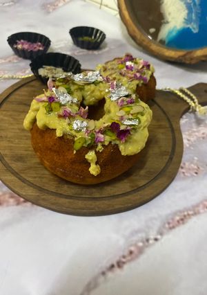 A picture of Rasmalai tea time bunt cake.