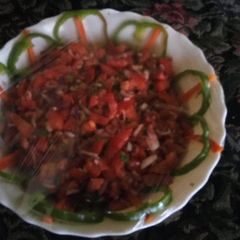 A picture of Kachumbari#myfavouritemeal.