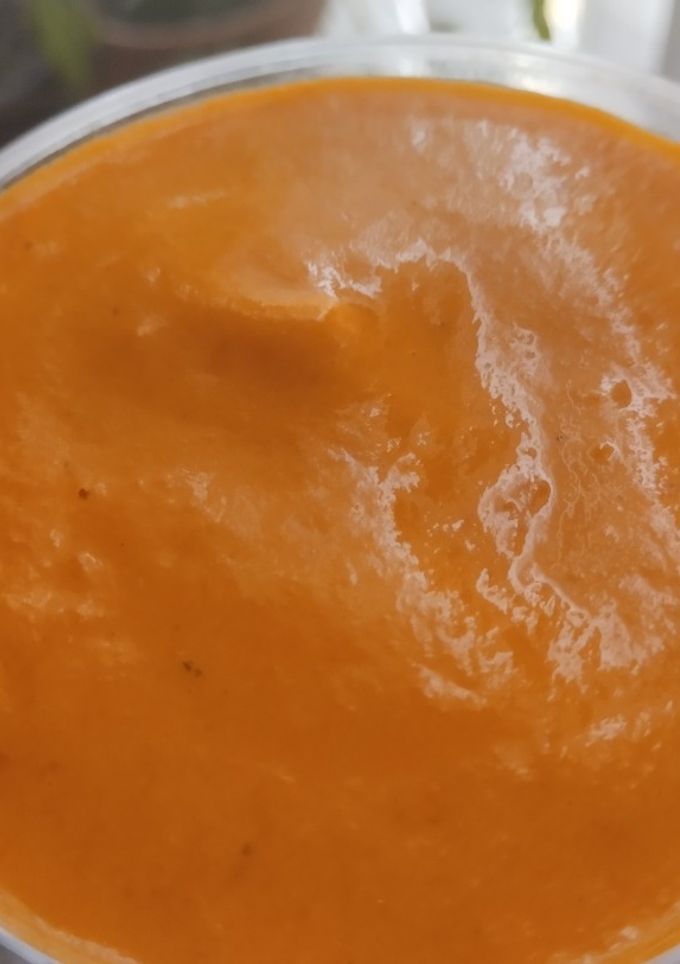 Una foto de Salsa bien cremosa de pimentón rojo🌶️🥙🌰
