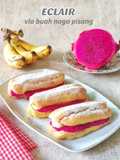 Eclair Vla Buah Naga Pisang