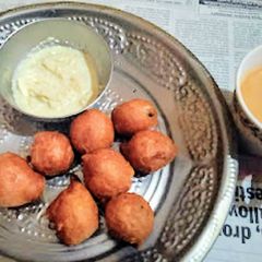 A picture of Mysore bonda..