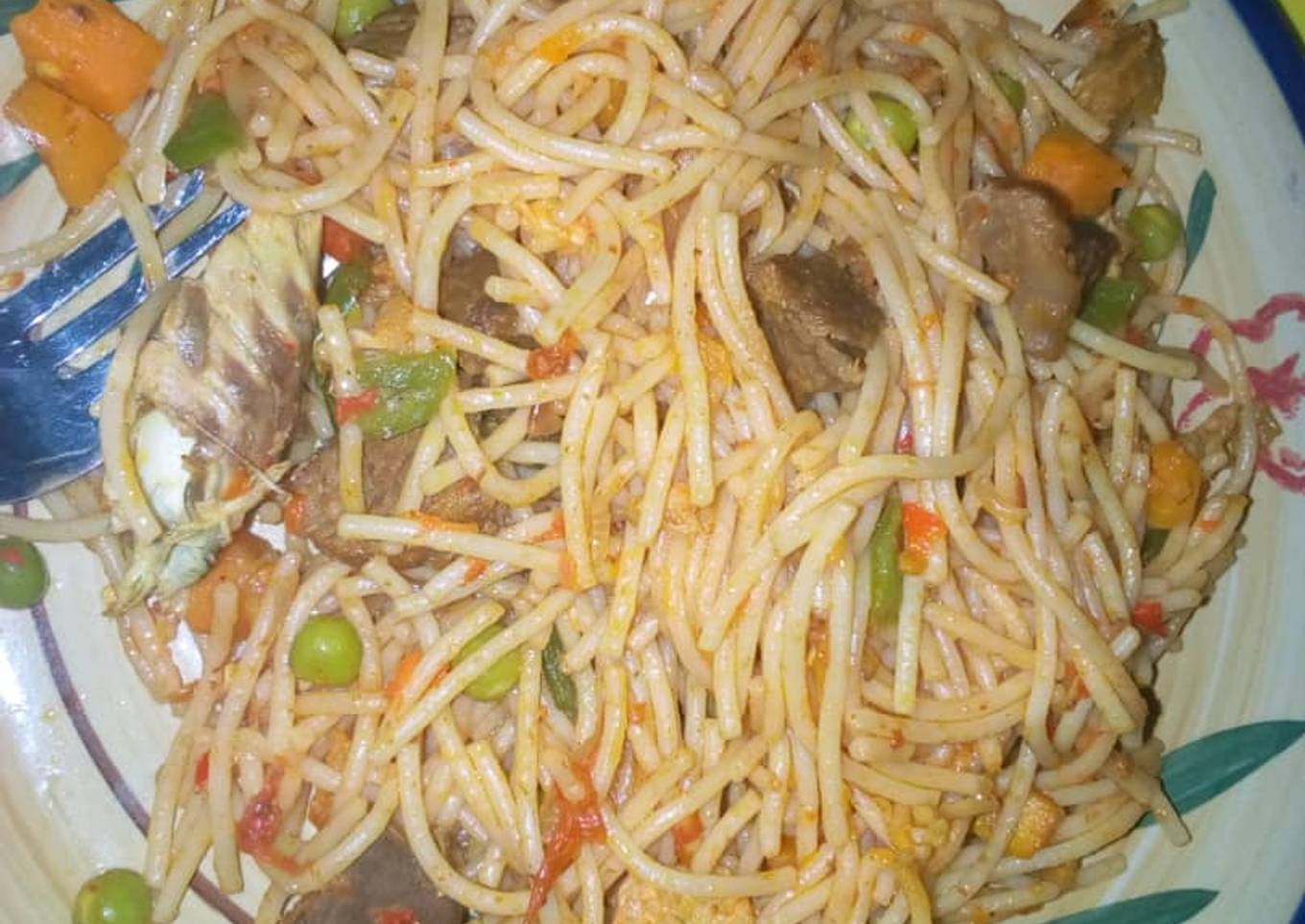Spaghetti jollof