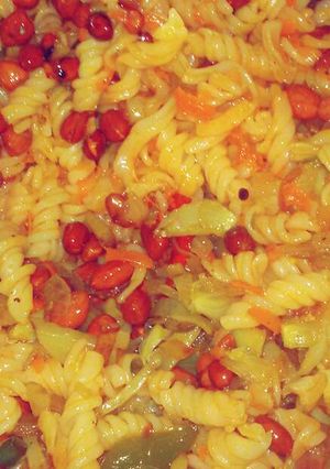 A picture of Spicy and yummy pasta.