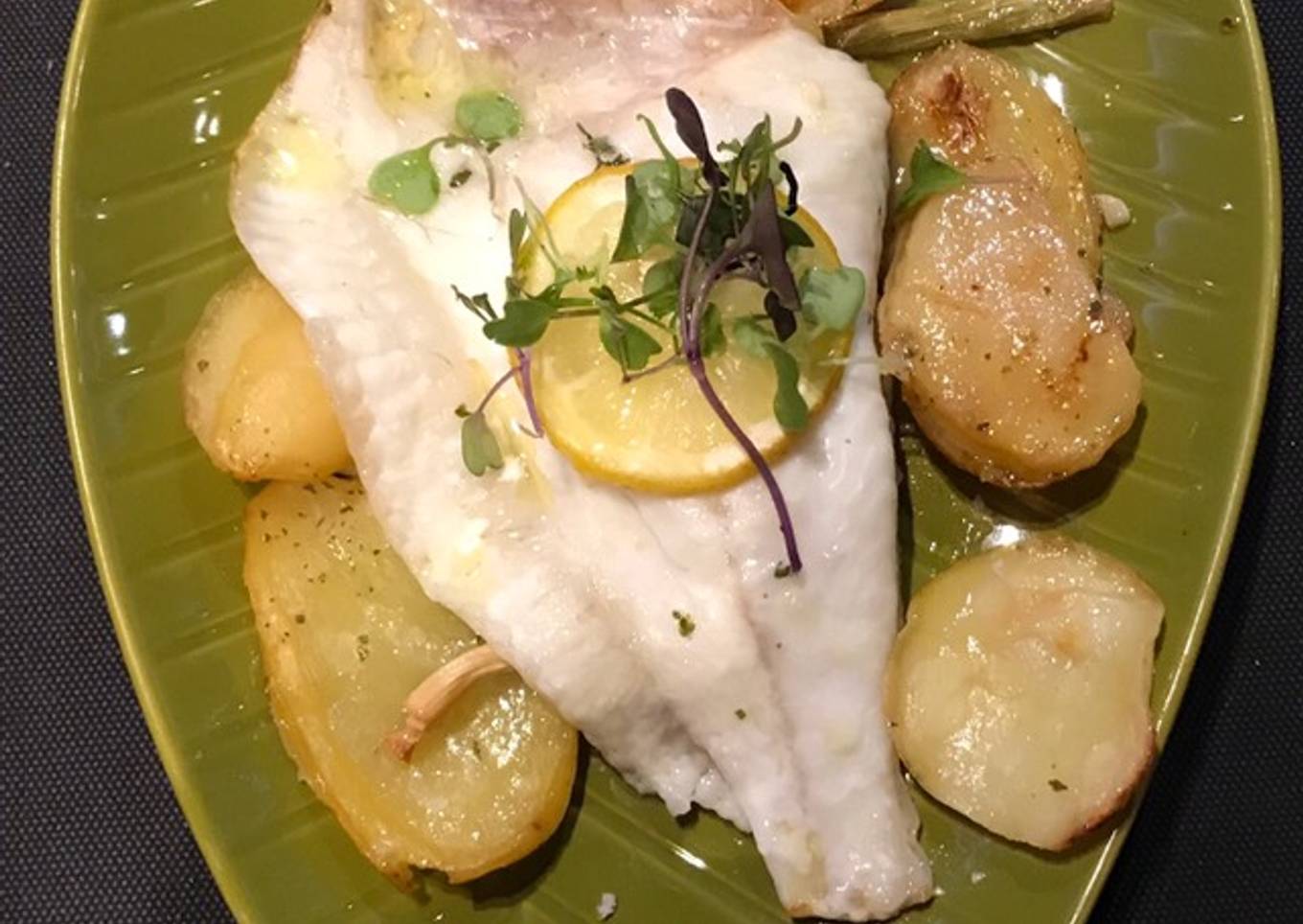 Lomo de rodaballo a la plancha