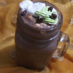 Cocoa banana milkshake A picture of Cocoa banana milkshake.