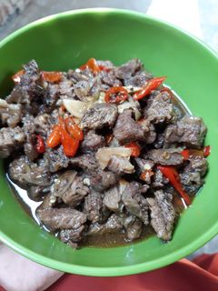 Foto resep 5. Tumis daging saus tiram