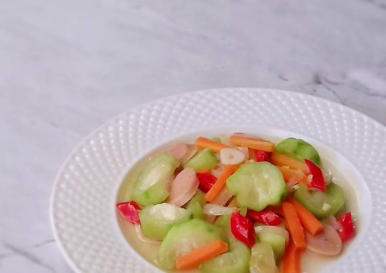 Resep 99. Tumis Oyong Sosis, Lezat Sekali