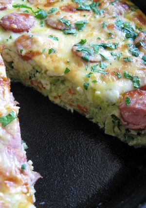 A picture of Frittata Cheese Bake.