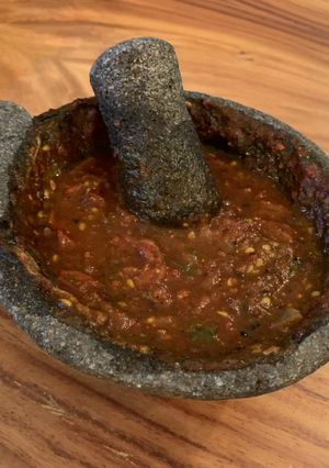 Una foto de Salsa hidalguense para tacos de carne asada