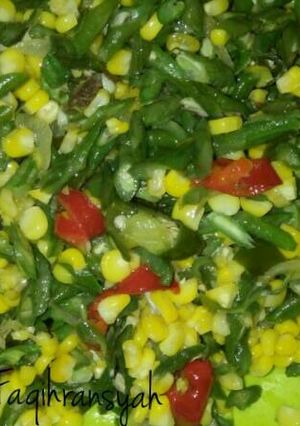 Foto resep Tumis kacang panjang Jagung manis