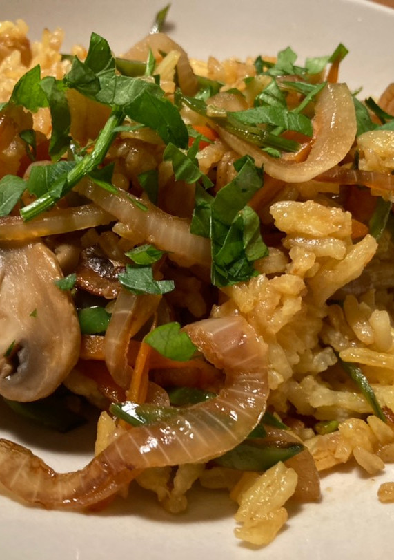 Una foto de Arroz Thai con verduras