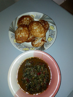 A picture of Masa with vegetable soup.