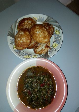 A picture of Masa with vegetable soup.