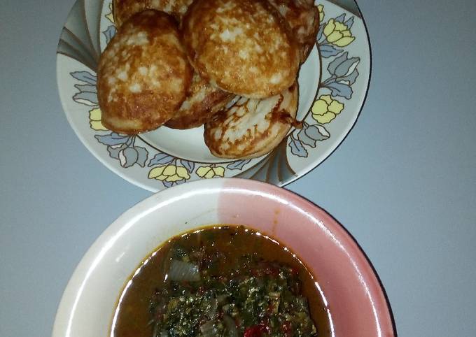 Masa with vegetable soup