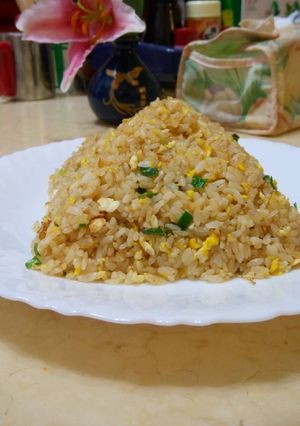就是蛋炒飯（鑄鐵鍋的鍋氣，簡單就是美味） 的食譜成品照片