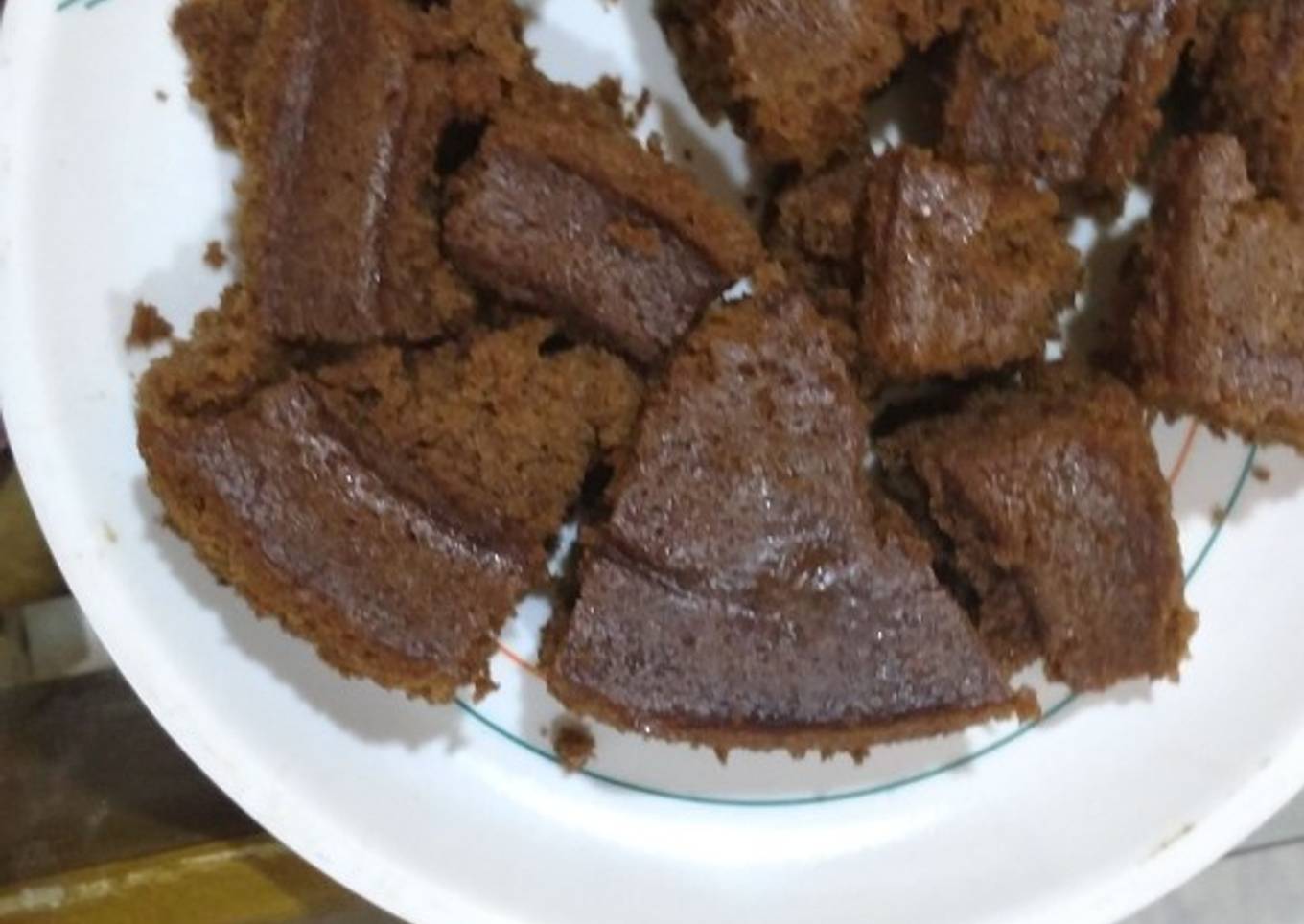 Eggless chocolate steamed cake