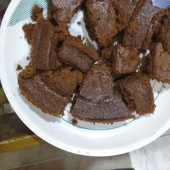 A picture of Eggless chocolate steamed cake.