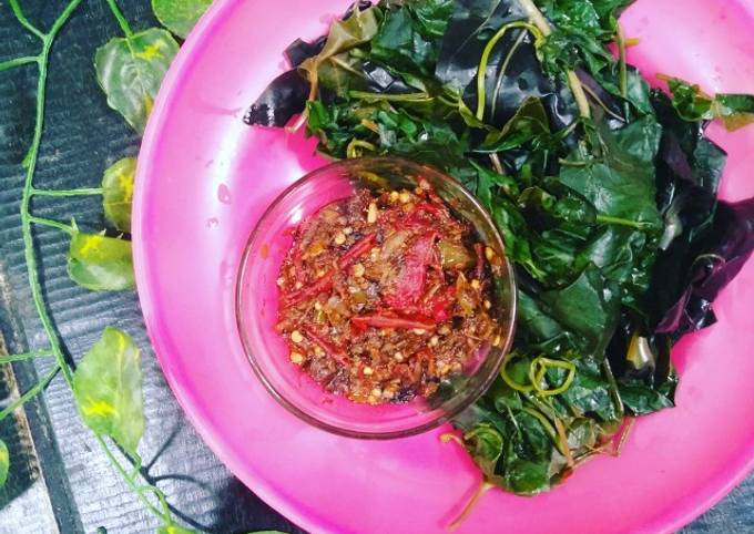 Anti Ribet, Bikin Sambel Lalap daun mengkudu kedacang Ekonomis Untuk Jualan