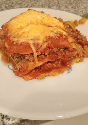 Una foto de Lasaña de Carne