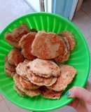 Panqueques saldos de harina de mandioca y avena (sin gluten ni levaduras)