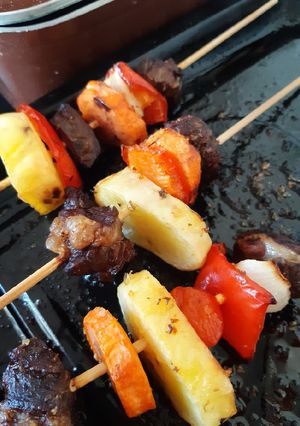 Una foto de Pinchos con lo que hay en la heladera