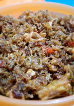 Foto resep Kering tempe mix teri nasi
