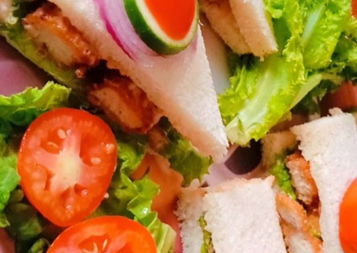 3 colours sandwich 🥪