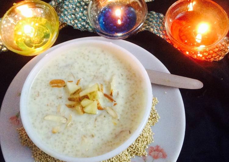 Recipe of Homemade Quinoa Kheer….Kheer is traditional dessert of India