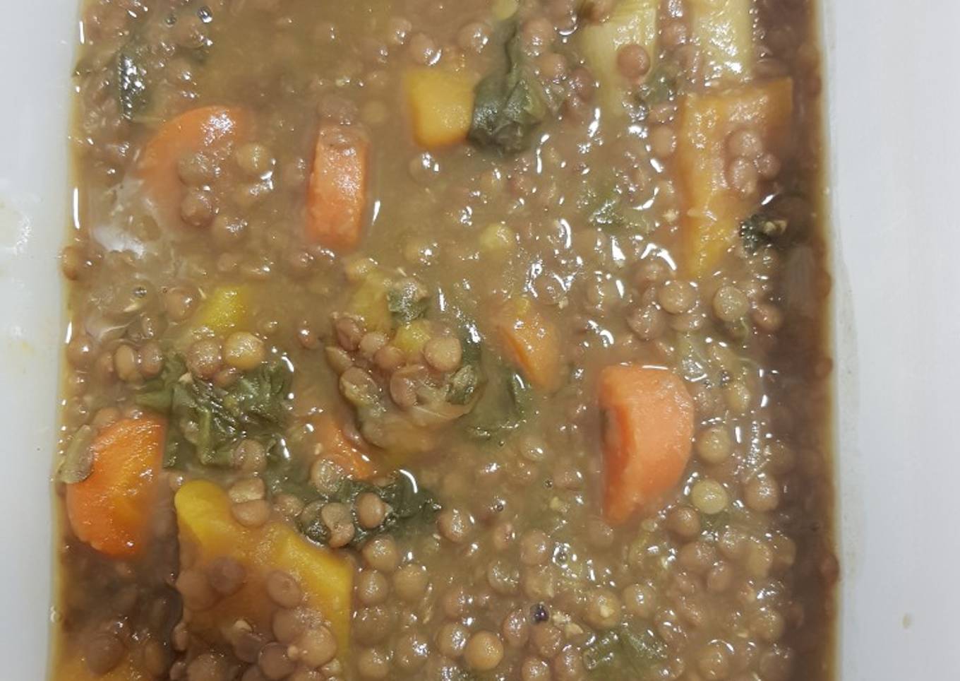 Lentejas con verduras