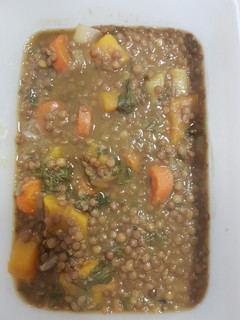 Una foto de Lentejas con verduras