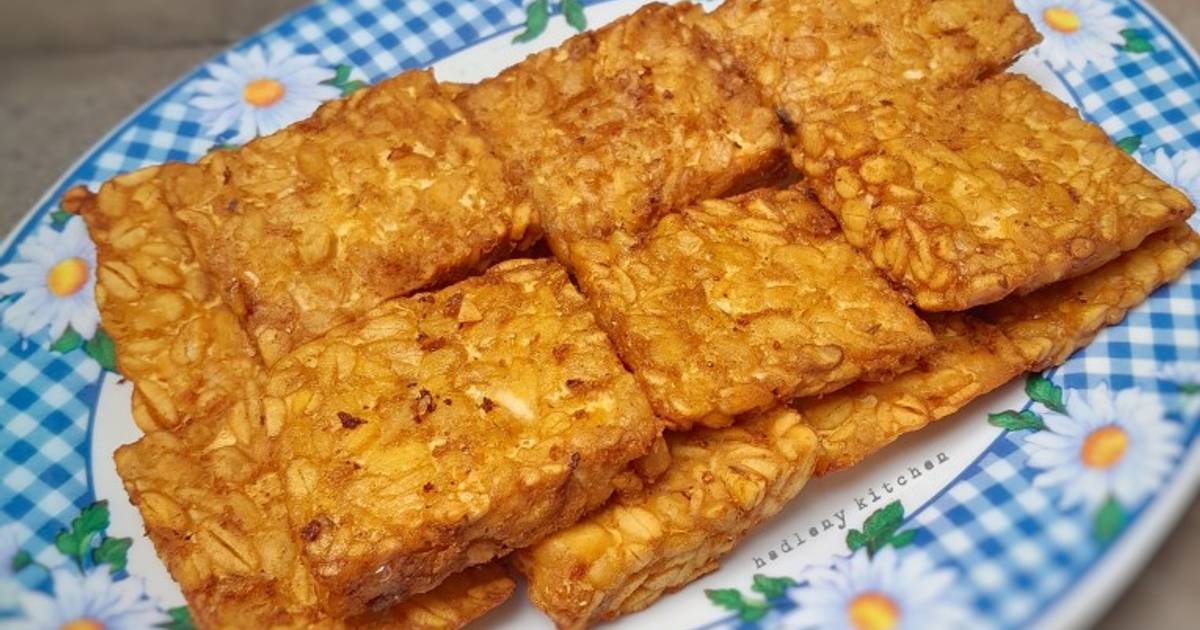 Resep Tempe Goreng Bumbu Kuning oleh Hadleny Kitchen Cookpad