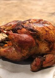 A picture of Wood-Fired Thanksgiving Turkey.