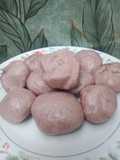 Pao Ubi Ungu isi cokelat