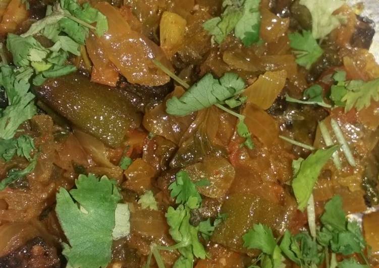 Step-by-Step Guide to Prepare Favorite Lady&#39;s finger and onion (sindhi style)