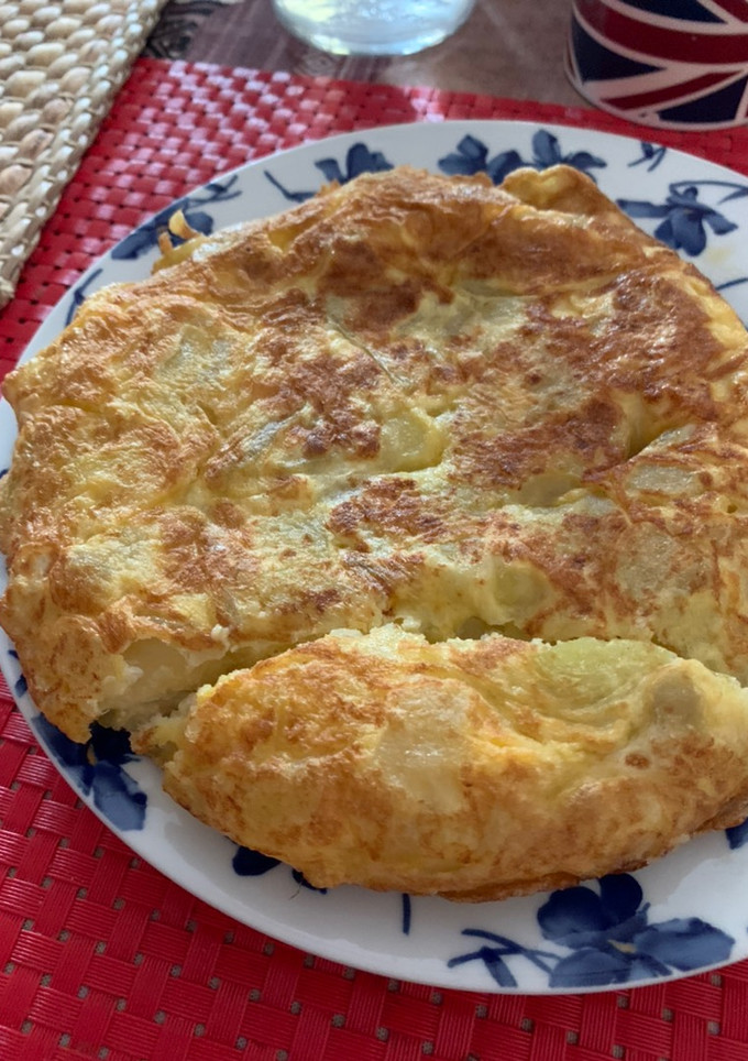Una foto de Tortilla en microondas