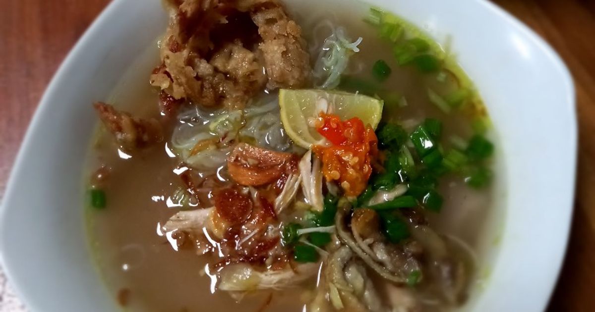 Papeda Siram Soto Ayam