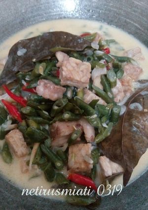 Foto resep Sayur santan kacang panjang