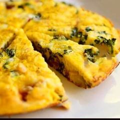 A picture of Spinach & Chicken Frittata.