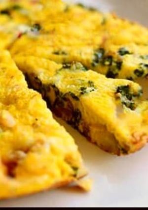 A picture of Spinach & Chicken Frittata.