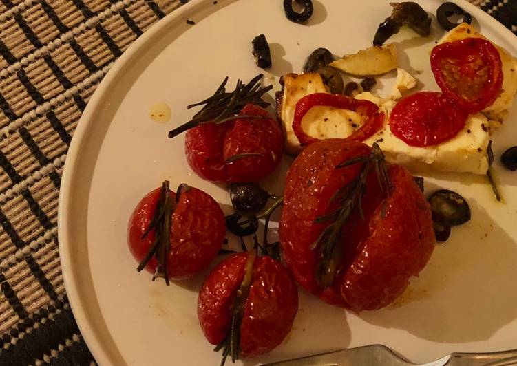 Easiest Way to Prepare Speedy Feta, rosemary, tomatoes