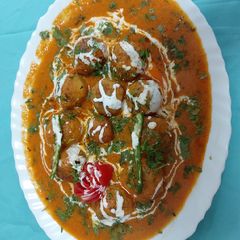 Paneer malai kofta A picture of Paneer malai kofta.