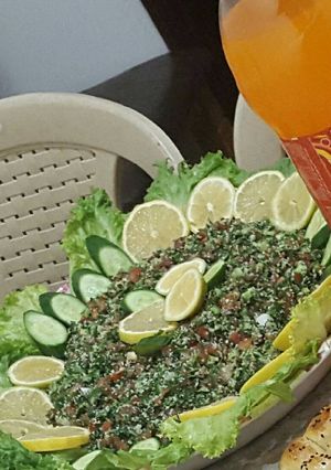صورة لوصفة تبولة