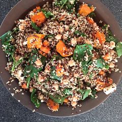 A picture of Quinoa and Sweet Potato Salad.