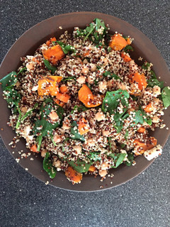 A picture of Quinoa and Sweet Potato Salad.