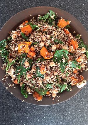 A picture of Quinoa and Sweet Potato Salad.